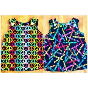 Preemie Reversible Dress Pinafore